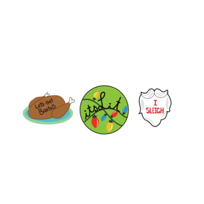Jibbitz Crocs Cheeky Holiday 3 Pack - imagine 6